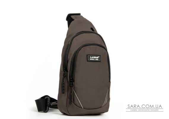 Сумка Мужская На Плечо нейлон Lanpad 8805 brown мал