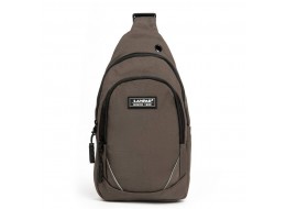 Сумка Чоловіча на плече нейлон Lanpad 8805 brown мал