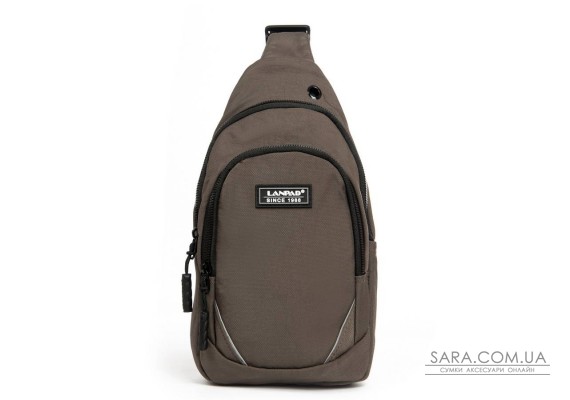 Сумка Мужская На Плечо нейлон Lanpad 8805 brown мал