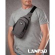Сумка Мужская На Плечо нейлон Lanpad 8805 grey мал