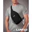 Сумка Мужская На Плечо нейлон Lanpad 8805 black мал
