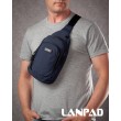 Сумка Мужская На Плечо нейлон Lanpad 8805 blue мал