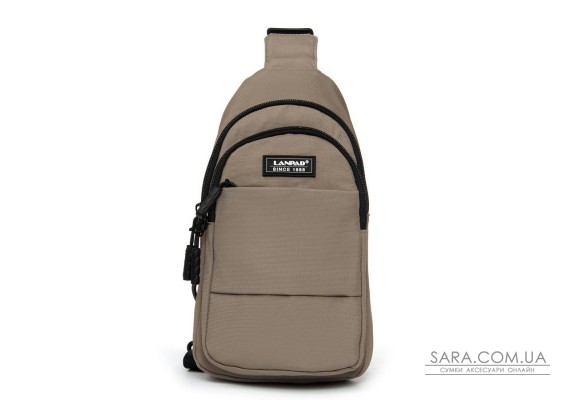 Сумка Мужская На Плечо нейлон Lanpad A4157 khaki бол