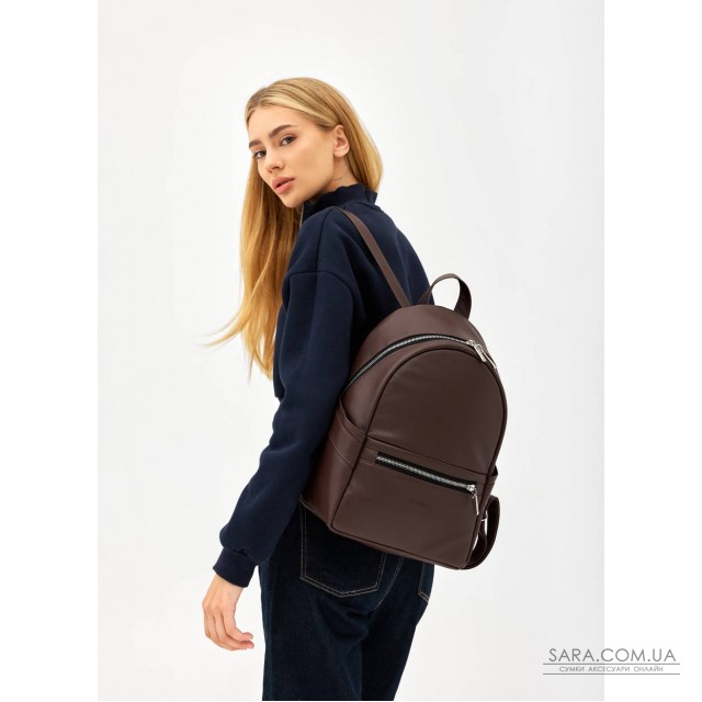 Жіночий рюкзак Sambag Dali Lite шоколад Жіночий рюкзак Sambag Dali Lite шоколад