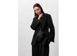 Жіноча сумка Sambag Modena фактурна чорна