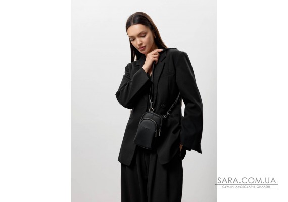 Жіноча сумка Sambag Modena фактурна чорна
