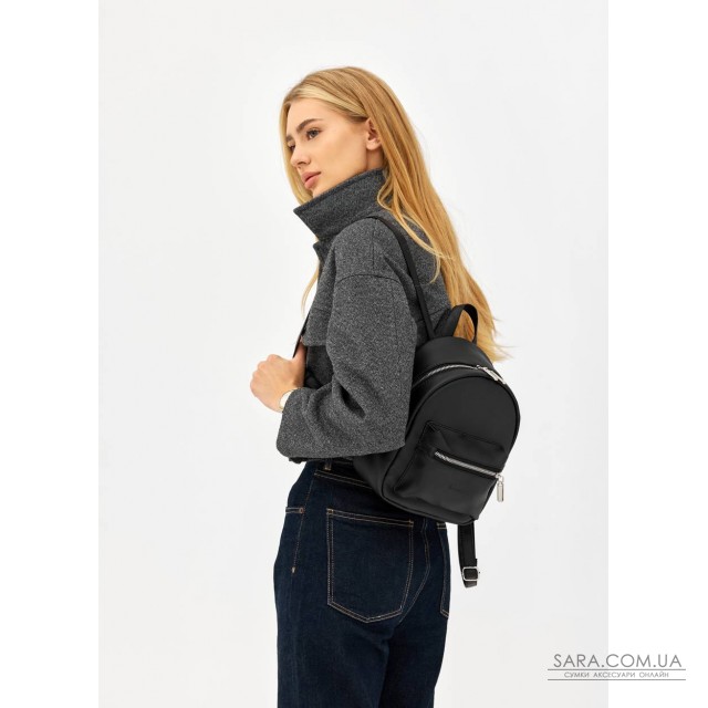Жіночий рюкзак Sambag Talari mini чорний Жіночий рюкзак Sambag Talari mini чорний