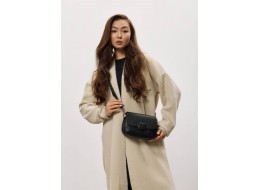 Жіноча шкіряна сумка Sambag Leoma Elara чорна