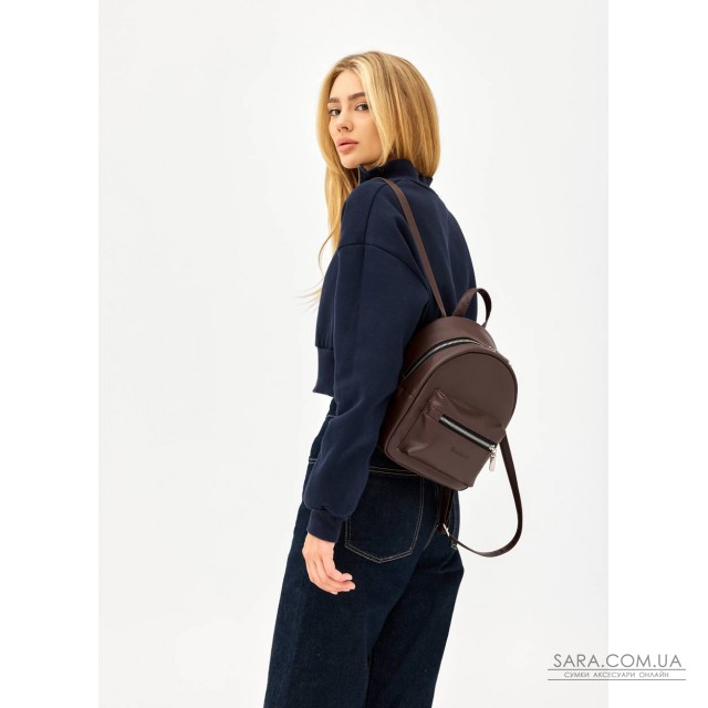 Жіночий рюкзак Sambag Talari mini шоколад Жіночий рюкзак Sambag Talari mini шоколад