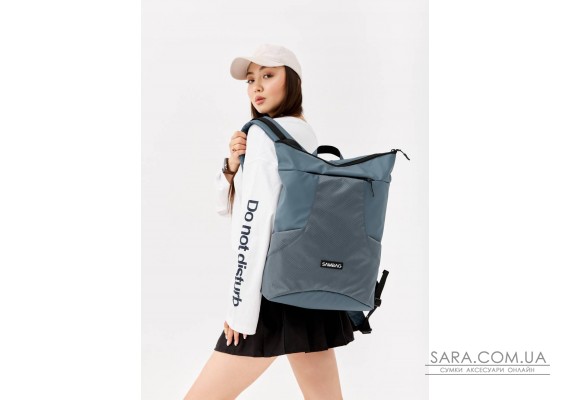 Жіночий рюкзак ролл Sambag RollTop X блакитний