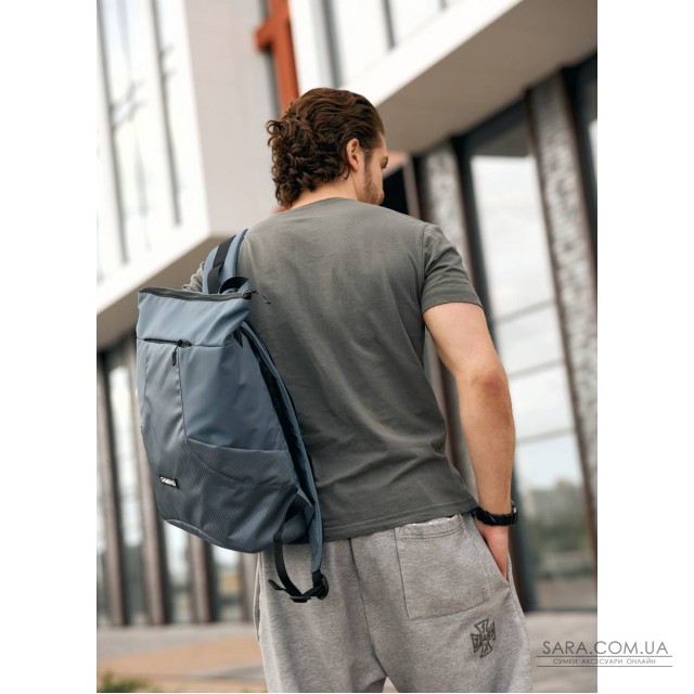 Чоловічий рюкзак ролл Sambag RollTop X блакитний Чоловічий рюкзак ролл Sambag RollTop X блакитний