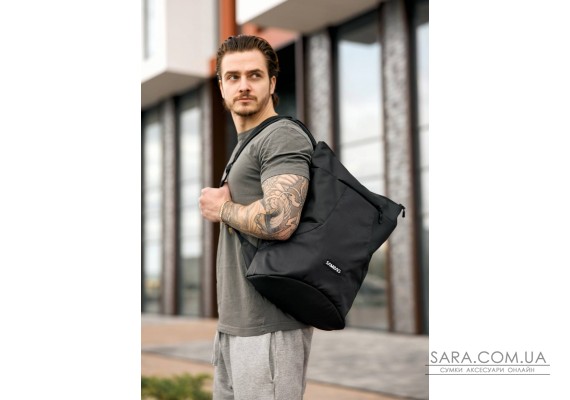 Чоловічий рюкзак ролл Sambag RollTop X чорний оксфорд