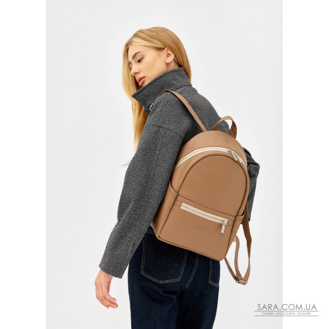 Жіночий рюкзак Sambag Dali Lite кавовий Жіночий рюкзак Sambag Dali Lite кавовий