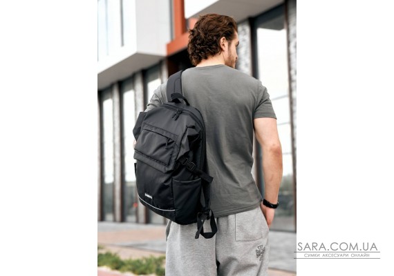 Чоловічий рюкзак Sambag Aura L чорний