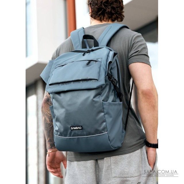 Чоловічий рюкзак Sambag Aura L блакитний Чоловічий рюкзак Sambag Aura L блакитний