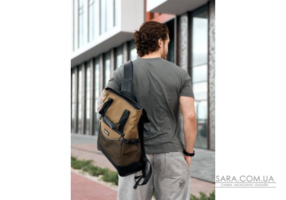 Чоловіча сумка-рюкзак Sambag Cargo горіх