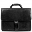 Мужской деловой портфель Tony Perotti натуральная кожа Italico 8013/42 (90379) Черный
