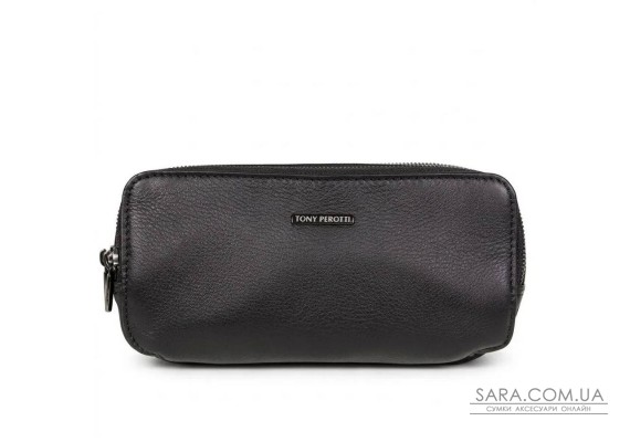 Мужской клатч из натуральной кожи Tony Perotti Newcontatto 6168 nero (90566) Черный