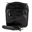 Мужская кожаная сумка Tony Perotti Italico 7058 nero (90634) Черная