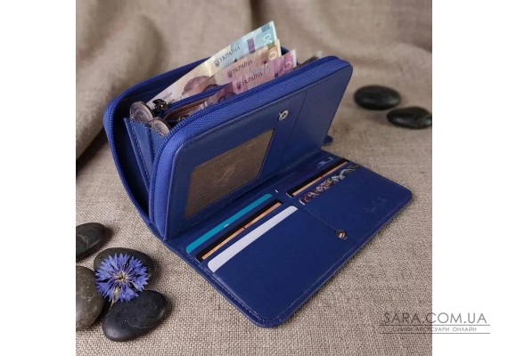 Жіночий гаманець Tony Perotti New Rainbow 1192 bluette (90089) Синій