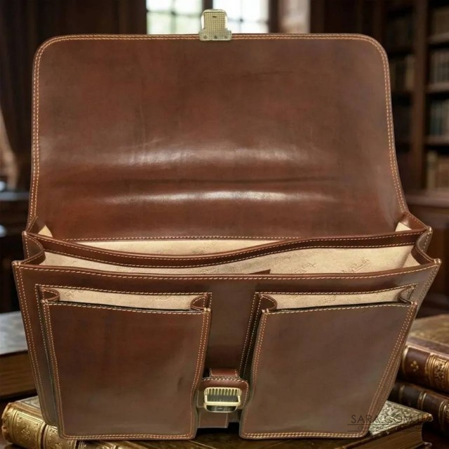 Чоловічий діловий портфель Tony Perotti Italico 8013/42 (90388) Коньячний Чоловічий діловий портфель Tony Perotti Italico 8013/42 (90388) Коньячний