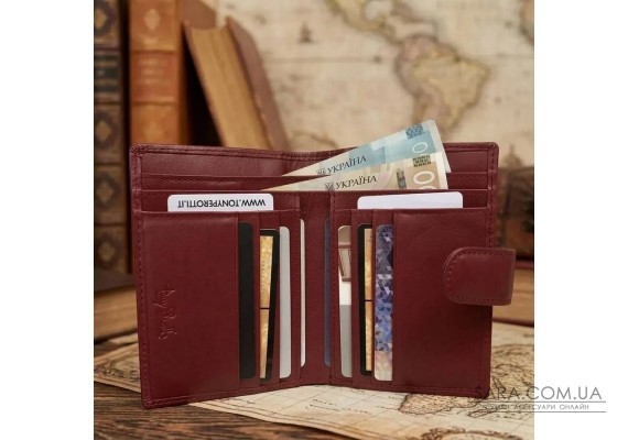 Жіночий гаманець Tony Perotti New Rainbow 1654 rosso (90068) Червоний