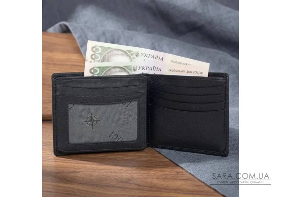 Портмоне Tony Perotti з натуральної шкіри Cortina 5077 nero (90232) Чорне