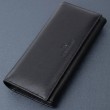 Класичний жіночий гаманець з натуральної шкіри ST Leather 22676 Чорний