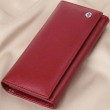 Місткий жіночий гаманець із натуральної шкіри ST Leather 23089 Бордовий