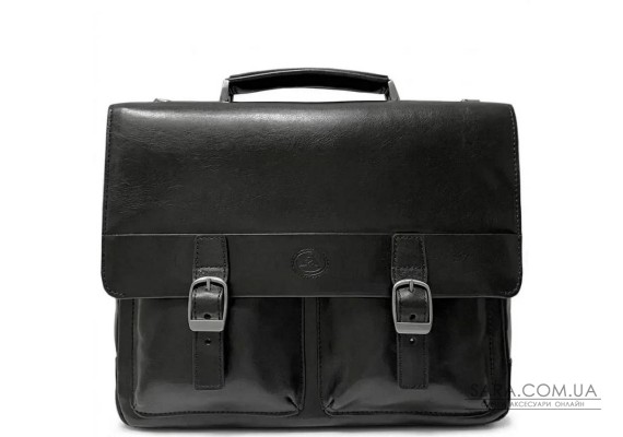Мужской портфель из натуральной кожи Tony Perotti Italico 9276G-35 (90416) Черный