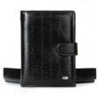 Кошелек Classic Мужской croco кожа DR. BOND M1CR1 black