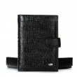 Чоловічий гаманець Classic із шкіри Croco DR. BOND M1CR2 black