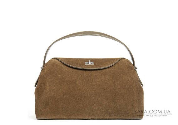 Сумка замшева Жіноча Класична ALEX RAI 1570 khaki