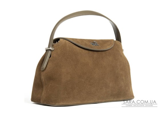 Сумка замшева Жіноча Класична ALEX RAI 1570 khaki