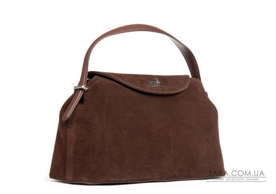 Сумка замшева Жіноча Класична ALEX RAI 1570 brown