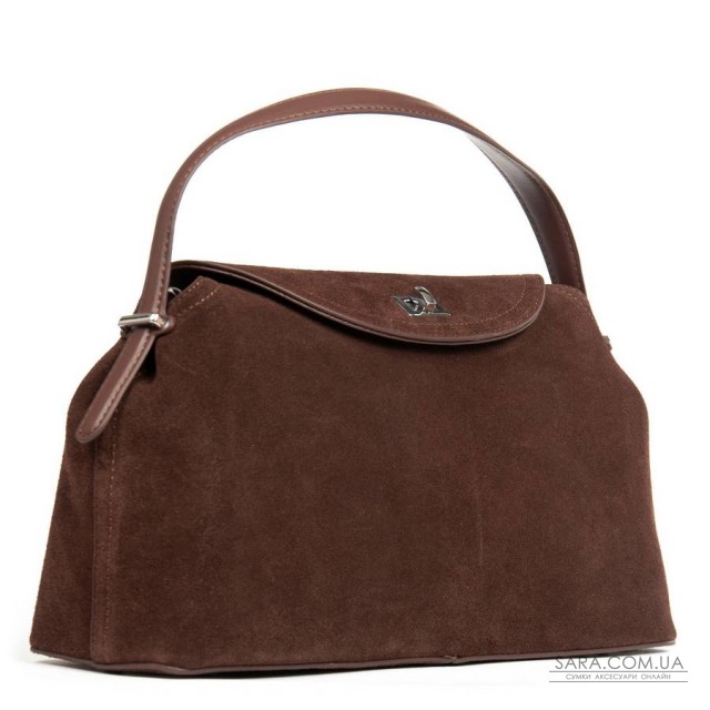 Сумка замшева Жіноча Класична ALEX RAI 1570 brown Сумка замшева Жіноча Класична ALEX RAI 1570 brown