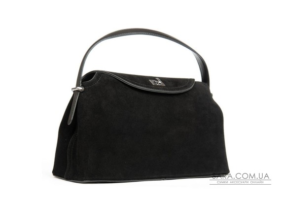 Сумка замшева Жіноча Класична ALEX RAI 1570 black