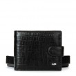 Чоловічий гаманець Classic із шкіри Croco DR. BOND M2CR1 black