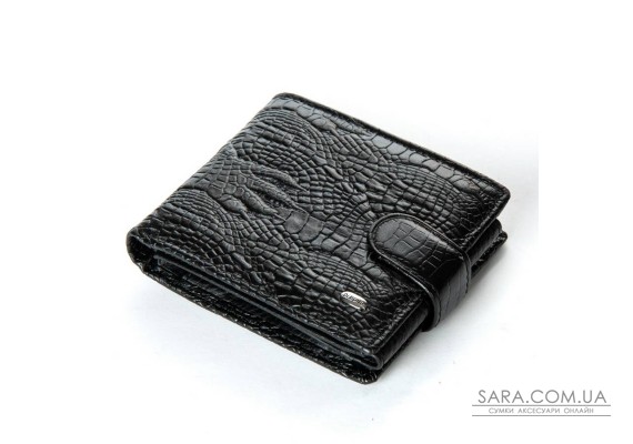 Чоловічий гаманець Classic із шкіри Croco DR. BOND M2CR2 black