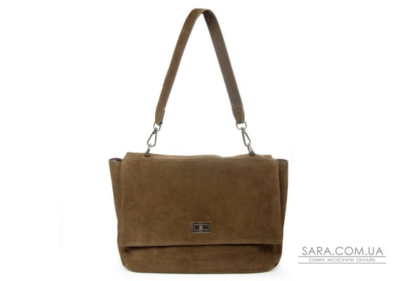Сумка замшева Жіноча Класична ALEX RAI DSWR·6A khaki