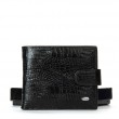 Чоловічий гаманець Classic із шкіри Croco DR. BOND M3CR2 black