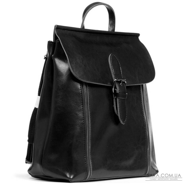 Сумка Женская Рюкзак кожа ALEX RAI 8632 black Сумка Женская Рюкзак кожа ALEX RAI 8632 black