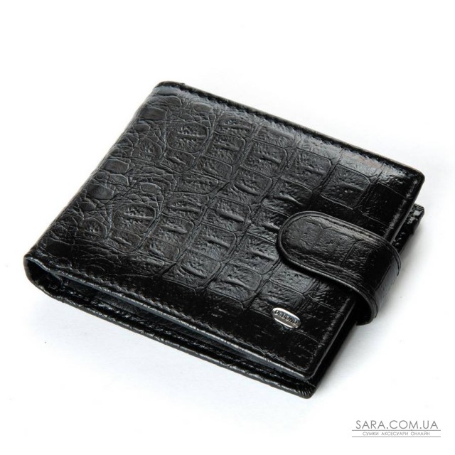 Кошелек Classic Мужской croco кожа DR. BOND M3CR1 black Кошелек Classic Мужской croco кожа DR. BOND M3CR1 black