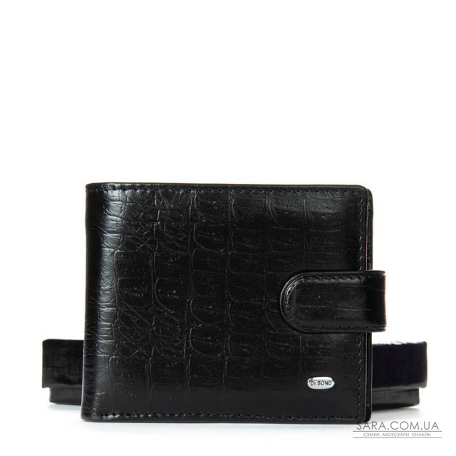 Кошелек Classic Мужской croco кожа DR. BOND M4CR1 black Кошелек Classic Мужской croco кожа DR. BOND M4CR1 black