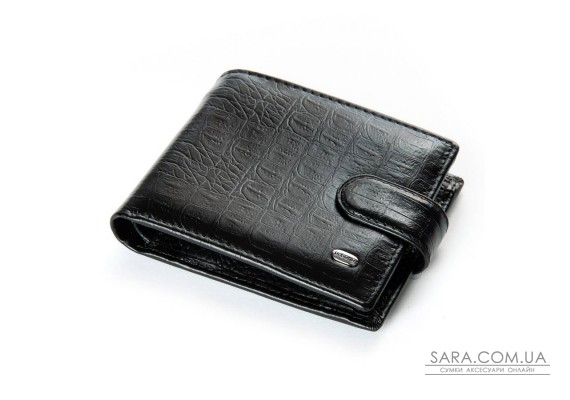 Чоловічий гаманець Classic із шкіри Croco DR. BOND M4CR1 black