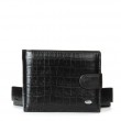 Чоловічий гаманець Classic із шкіри Croco DR. BOND MS-17CR1 black