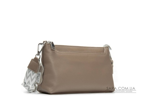 Сумка Шкіряна Жіноча Клатч ALEX RAI 3092-1 l.grey