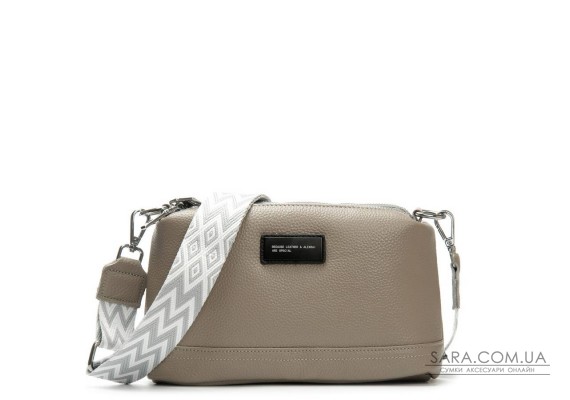 Сумка Шкіряна Жіноча Клатч ALEX RAI 29012 l.grey