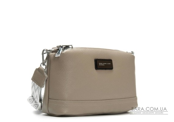 Сумка Шкіряна Жіноча Клатч ALEX RAI 29012 l.grey
