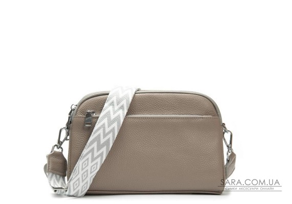 Сумка Шкіряна Жіноча Клатч ALEX RAI 99092 l.grey